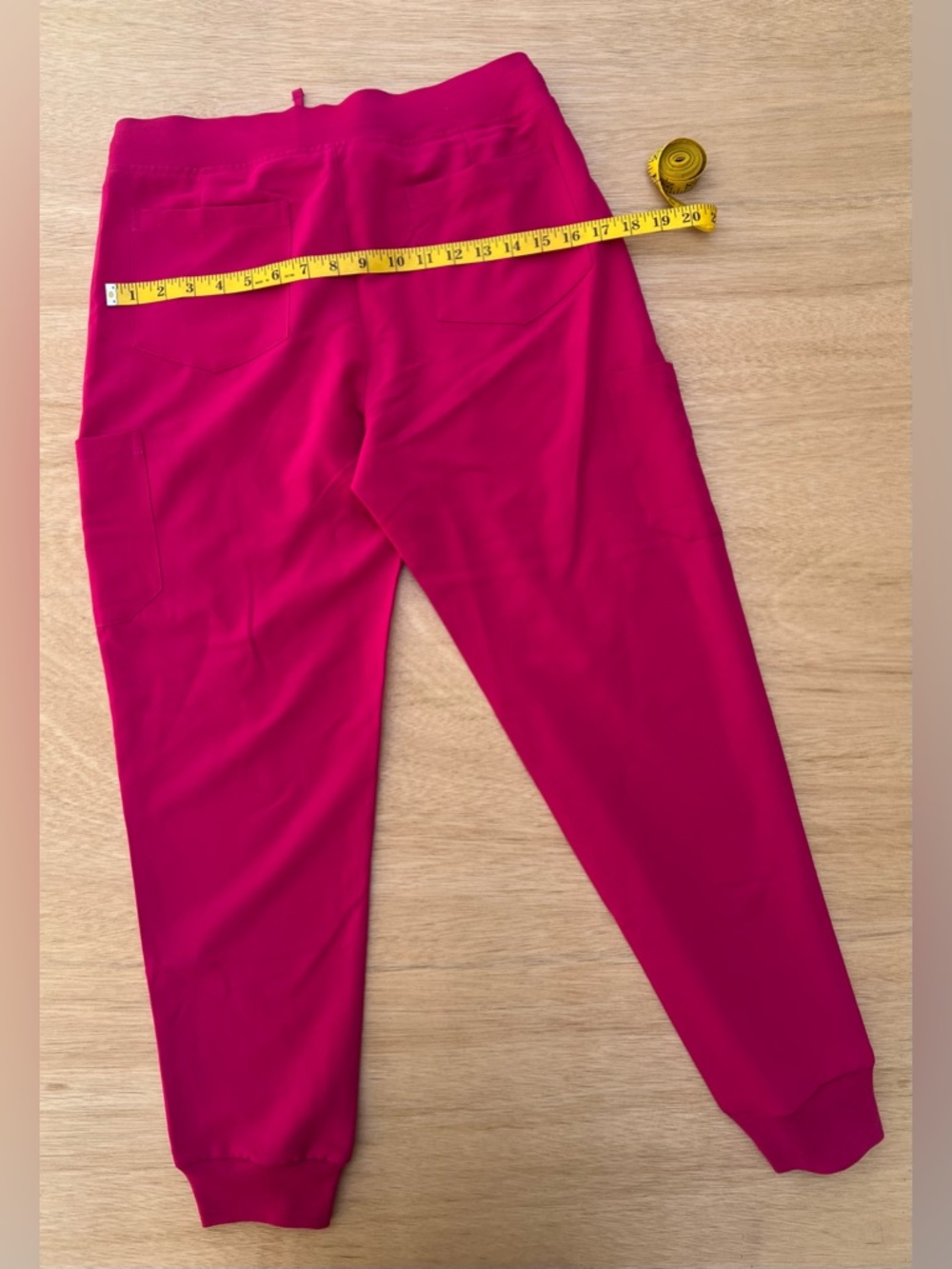 Mandala Vibrant Raspberry Pink Utility Jogger Scrubs Pockets NWT Workwear Active - Picture 12 of 13